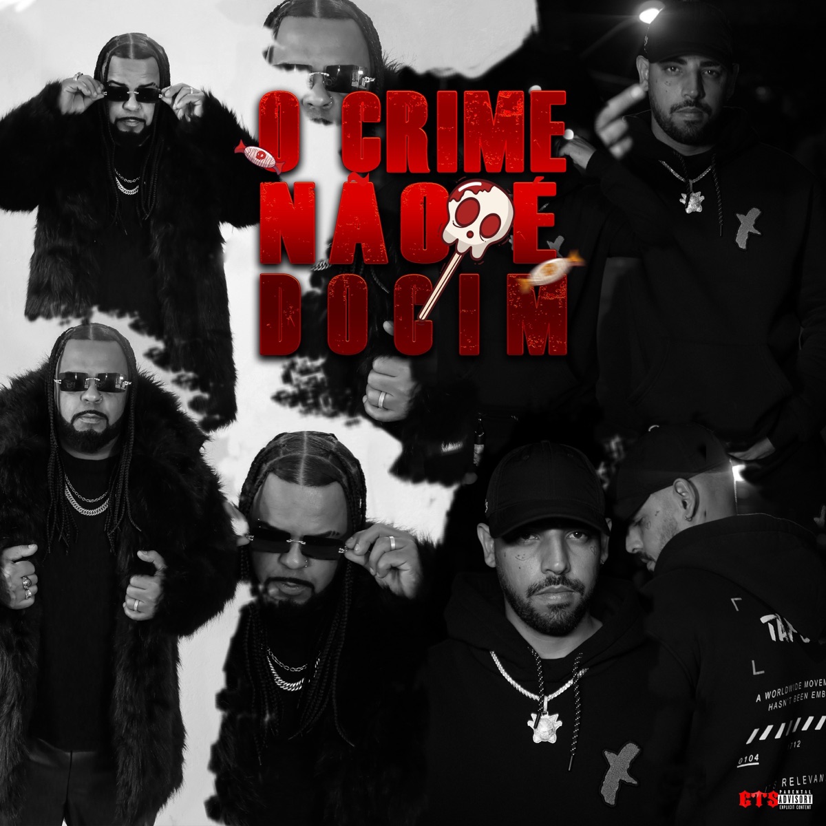 O Crime Não é Docim (feat. CTS Kamika-Z) [Remix] - Single by MC DUDUZERA album cover