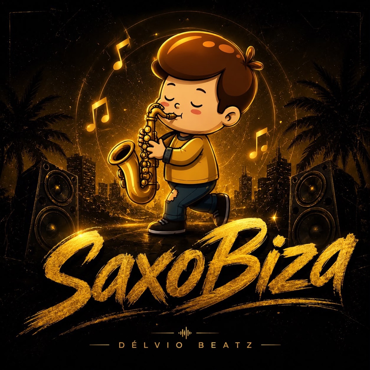 Saxobiza - Single by Délvio Beatz album cover