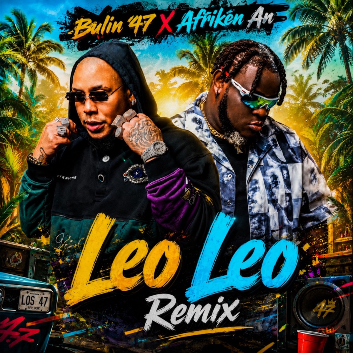 Leo Leo (Remix) - Single by Bulin 47 & Afriken An album cover