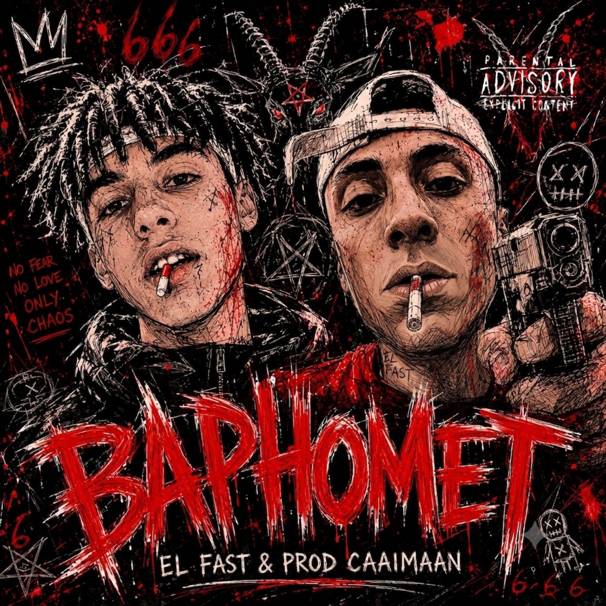 Baphomet - Single by El Fast & Prod Caaimaan album cover