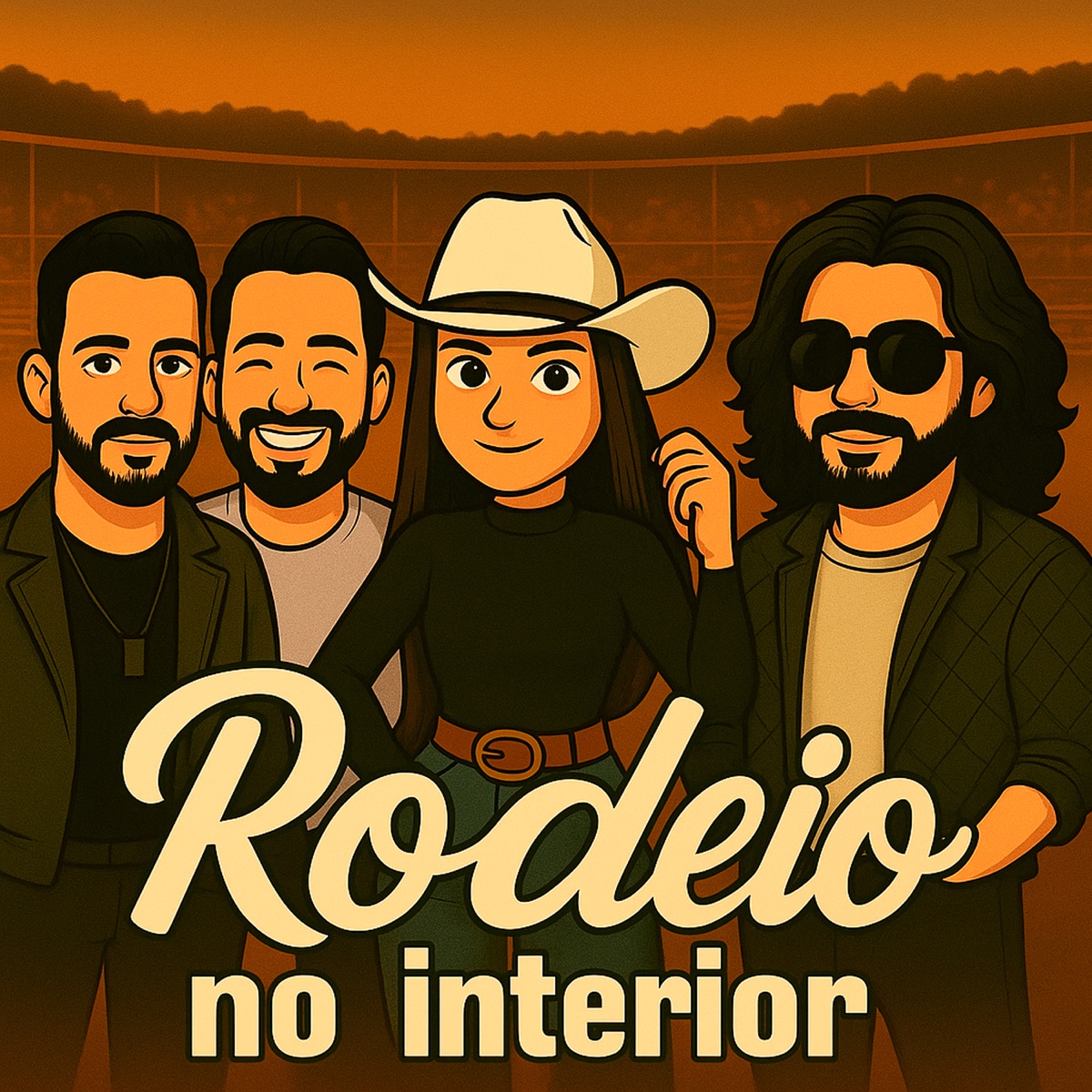 Rodeio no Interior - Single by Gabriella Kemilly, Felipe e Sandiego & Junim Dantes album cover