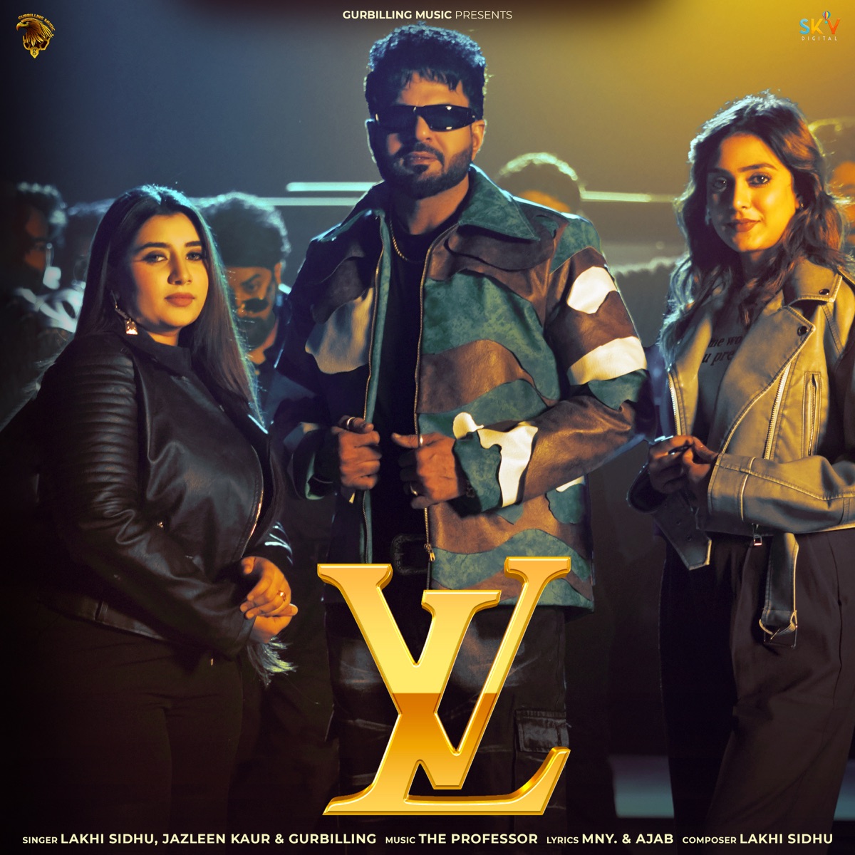 LV - Single by Lakhi Sidhu, Jazleen Kaur & Gurbilling album cover
