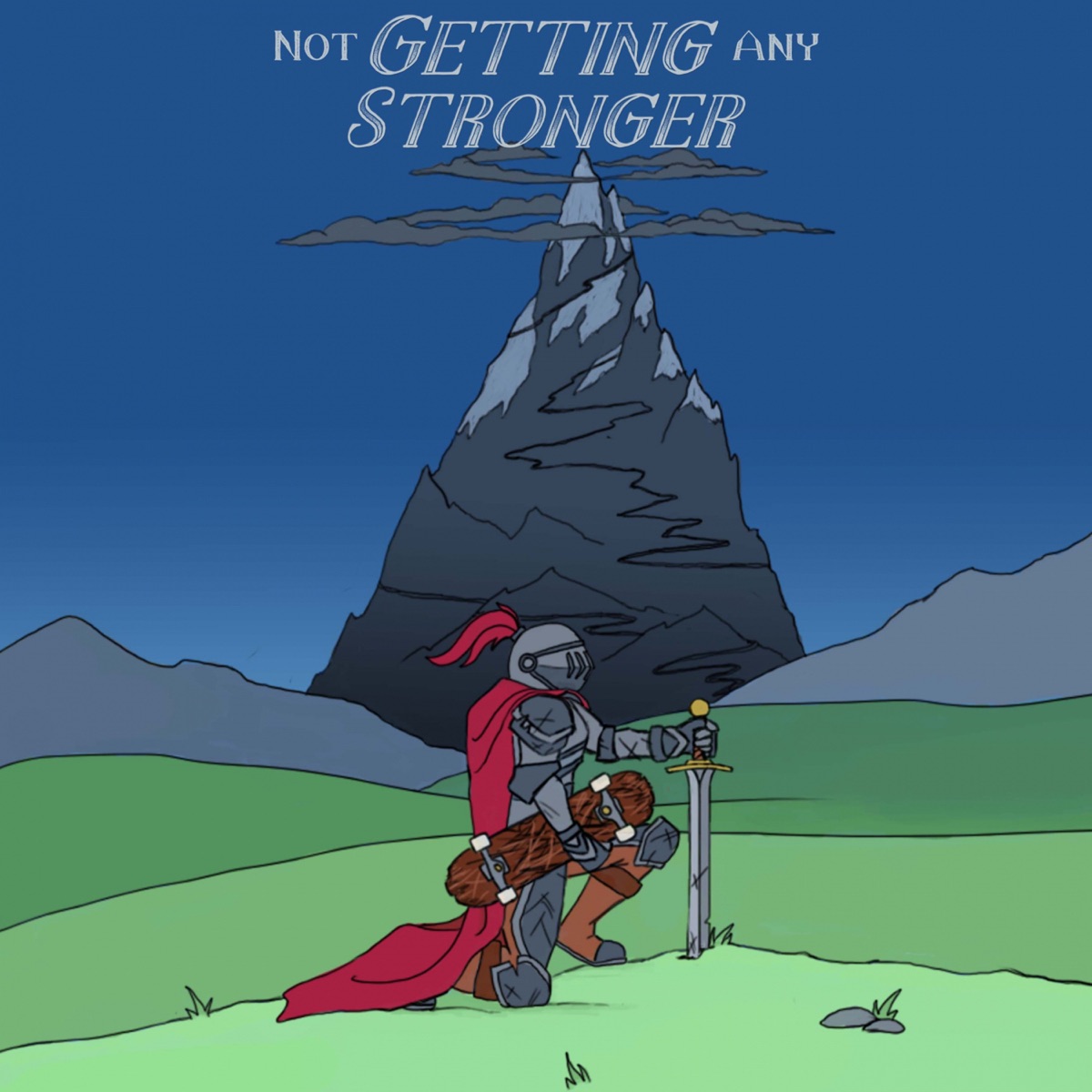 Not Getting Any Stronger - Single by Grip-Tape album cover
