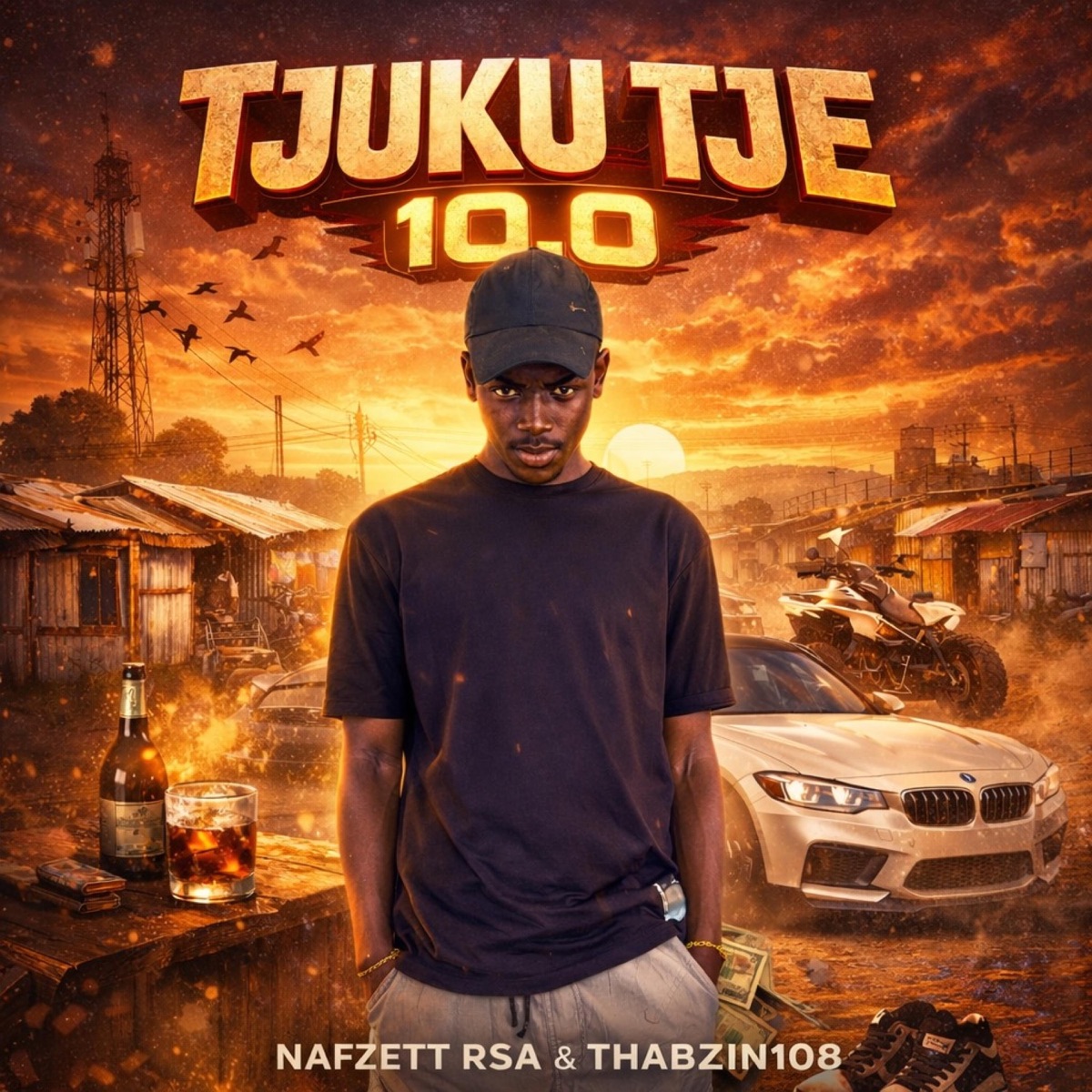 Tjuku Tje 10.0 (feat. Thabzin108) - Single by NafZett RSA album cover