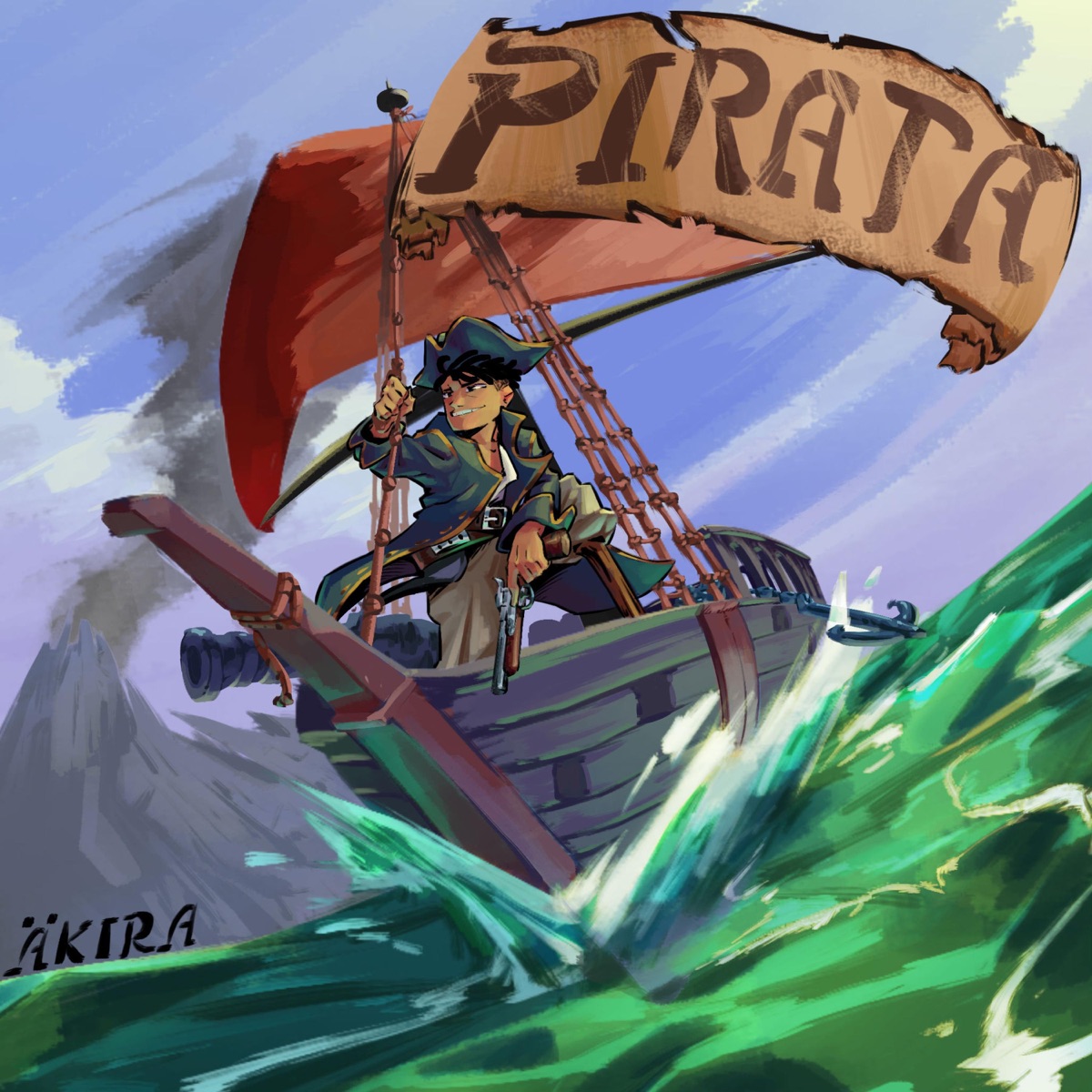 Pirata (feat. KXLXRF0R) - Single by ÄKIRA album cover