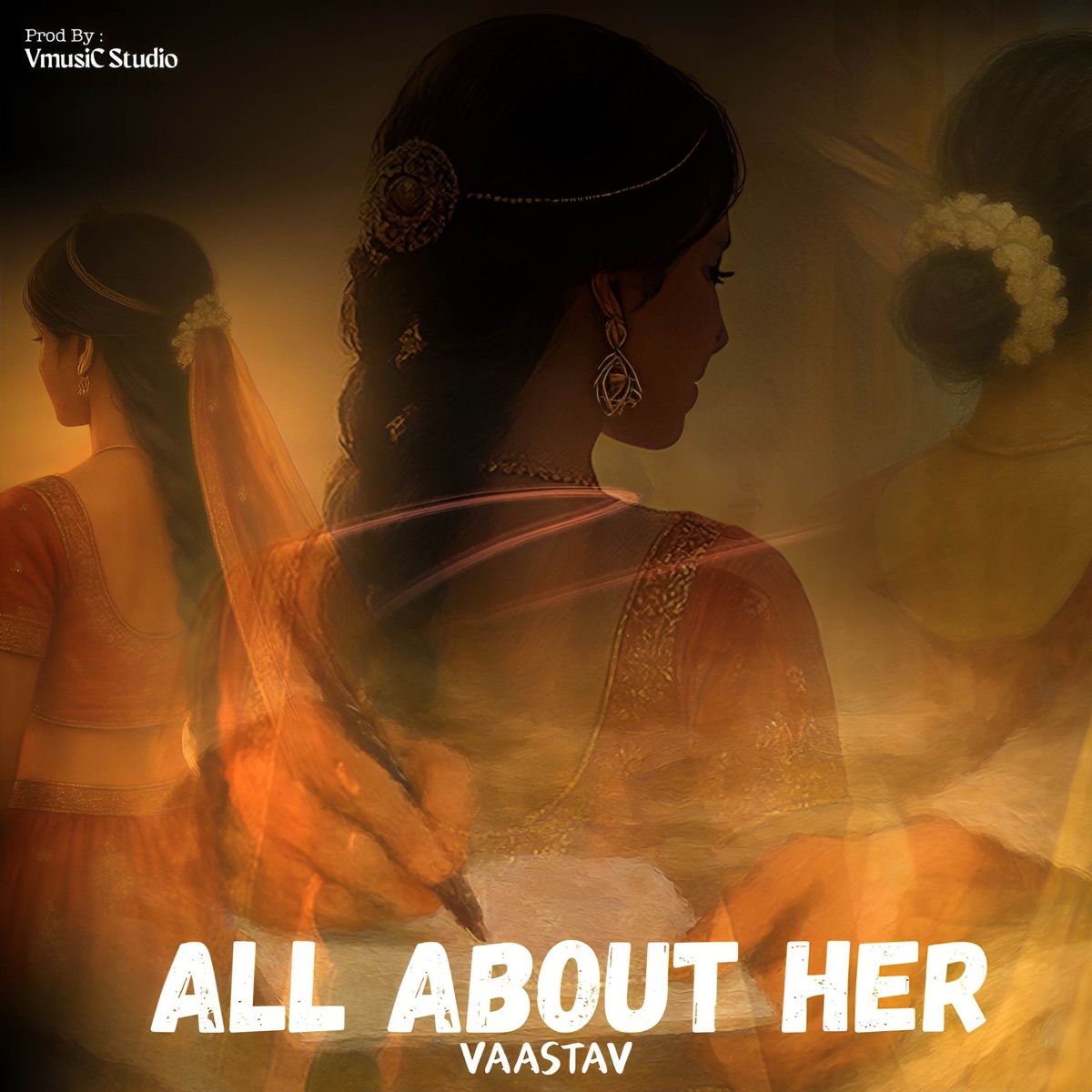 All About Her - Single by VAASTAV & VmusiC Studio album cover