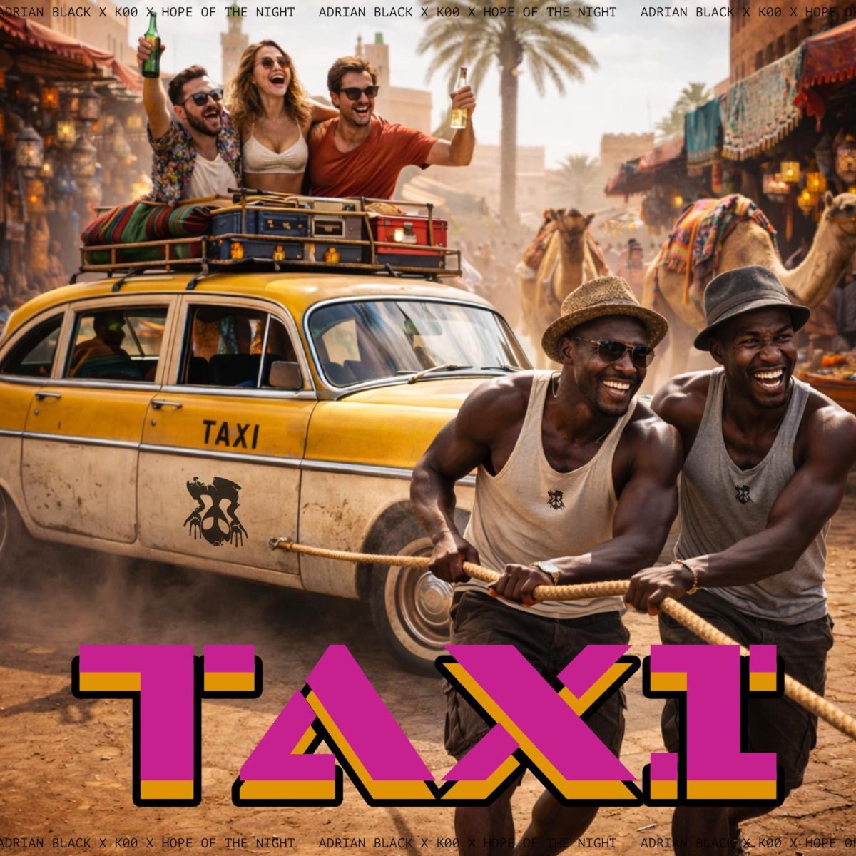 TAXI - Single by Adrian Black, HOPE OF THE NIGHT & k00 album cover