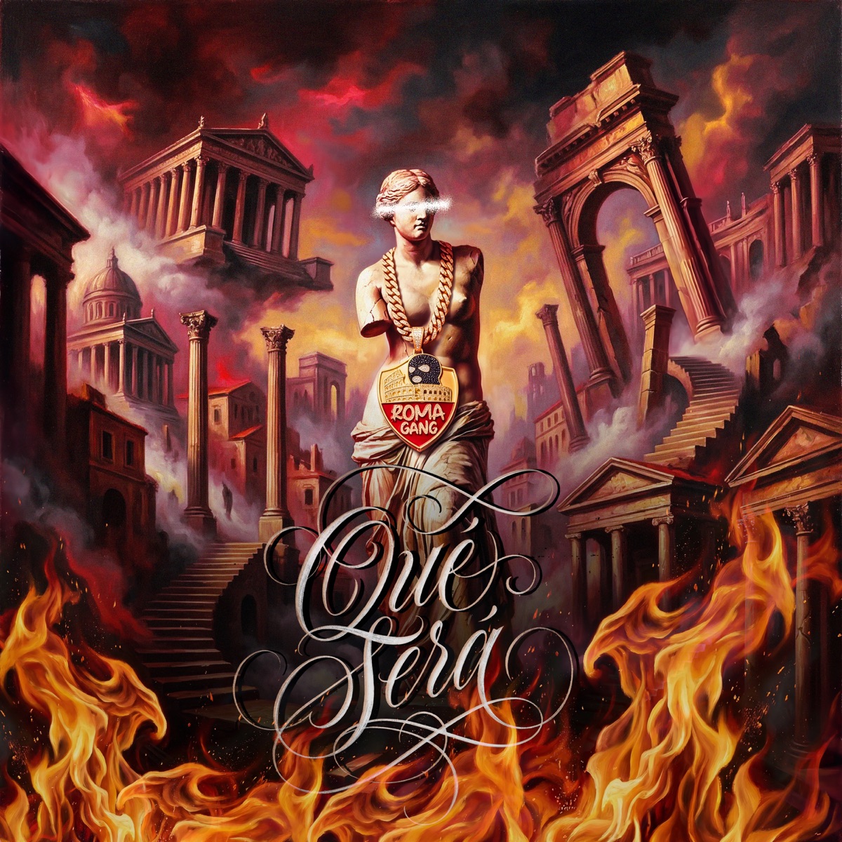 QUÉ SERÁ (feat. JulianoChieff, Felolaefe, Johnbradypr & Mateo on the Beatz) - Single by Roma Gang, Drakomafia & 3TRIPLE J album cover