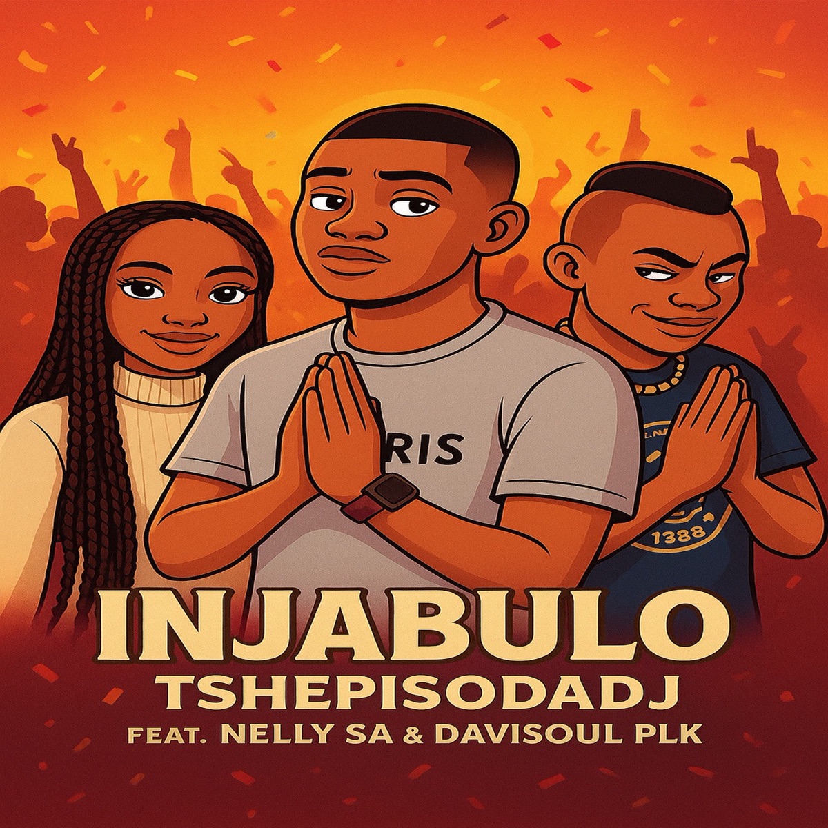 Injabulo (feat. Nelly SA & DaviSoul PLK) [Club mix] - Single by TshepisoDaDj album cover