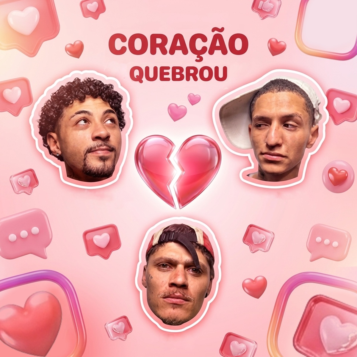 CORAÇÃO QUEBROU - Single by MC Mv ofc, Casí, DJ Yuhn & Nandim Mc album cover