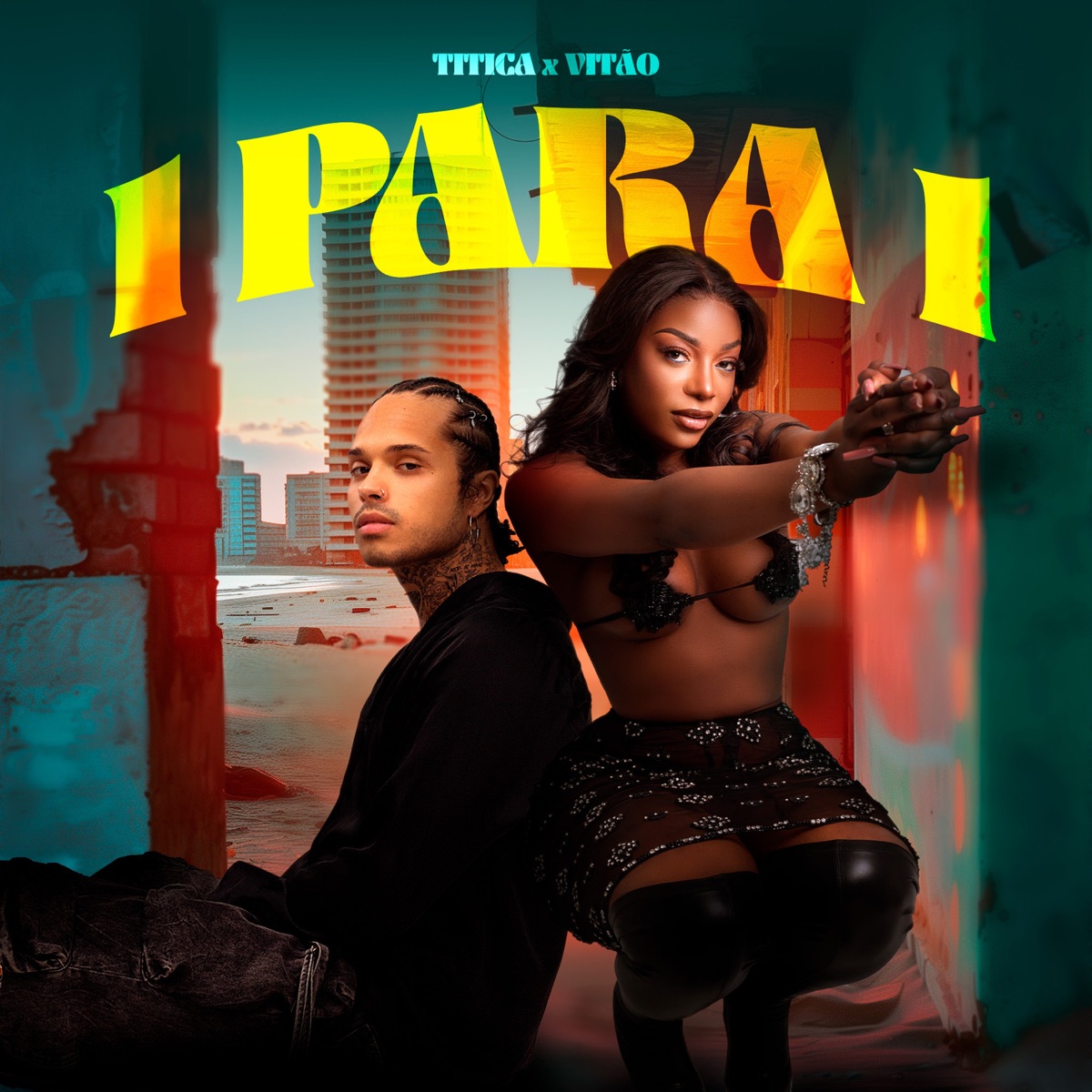 1 para 1 - Single by Titica & Vitão album cover