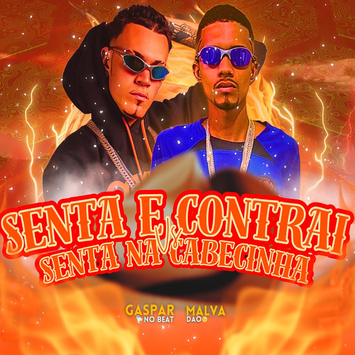 Senta e Contrai Vs Senta na Cabecinha - Single by gaspar no beat & Malvadão album cover