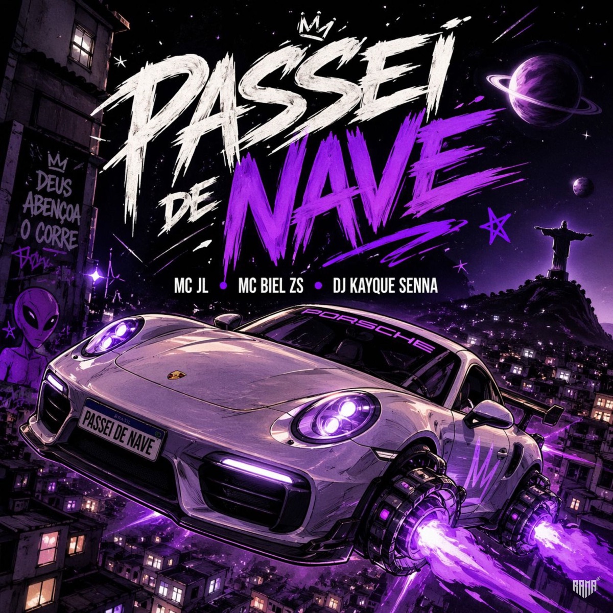 Passei De Nave - Single by DJ Kayque Senna, Mc Biel Zs & Mc JL album cover