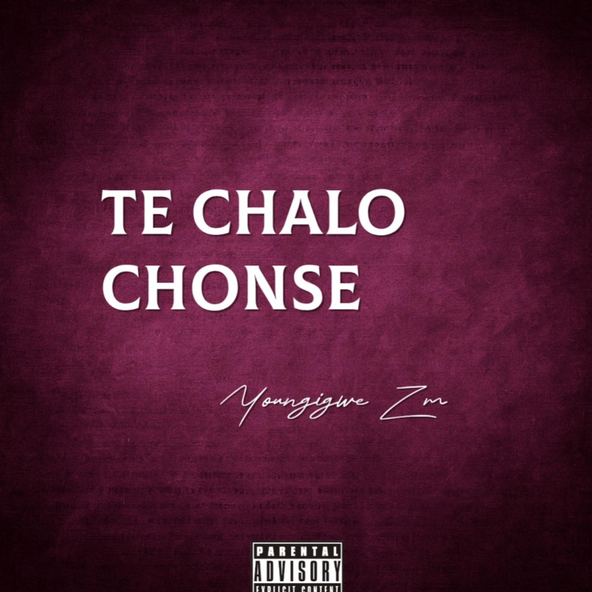 Te Chalo Chonse - Single by Youngigwe zm album cover