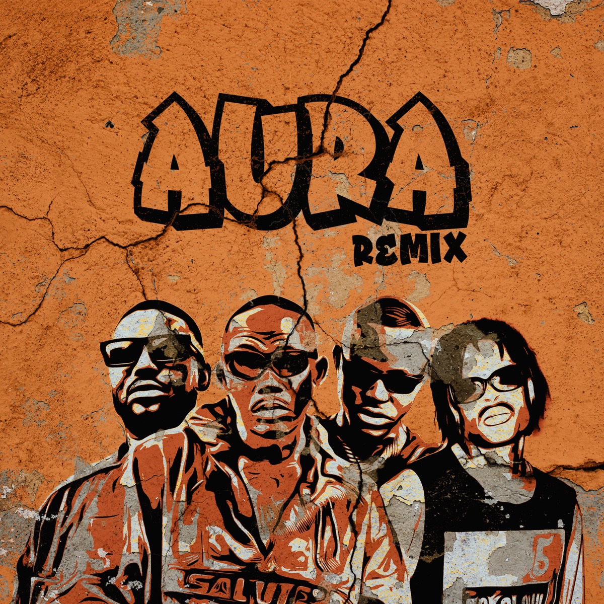 Aura (Remix) [feat. Loki & Okmalumkoolkat] - Single by Lord Script & Sastii album cover