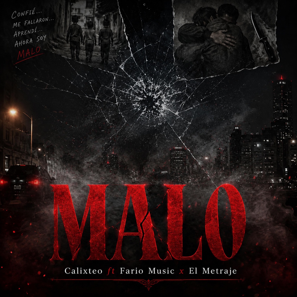 Malo (feat. Fario Music & EL Metraje) - Single by Calixteo album cover