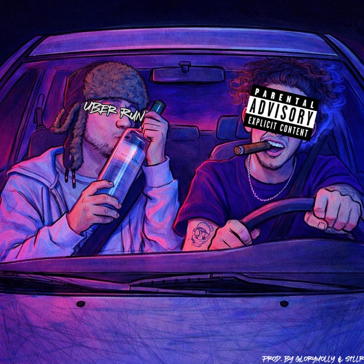 UBER RUN - Single by Mbee & KiddyGold album cover