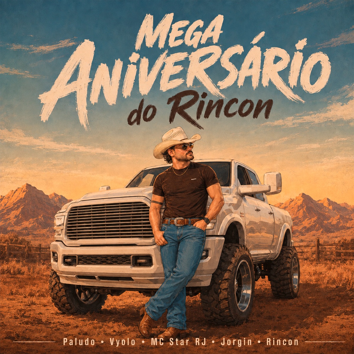 Mega Aniversário do Rincon! (feat. Rincon) - Single by MC Star Rj, DJ Paludo, VYOLO & JORGINN album cover