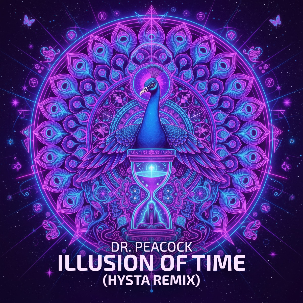 Illusion of Time (Hysta Remix) - Single by Dr. Peacock & Hysta album cover