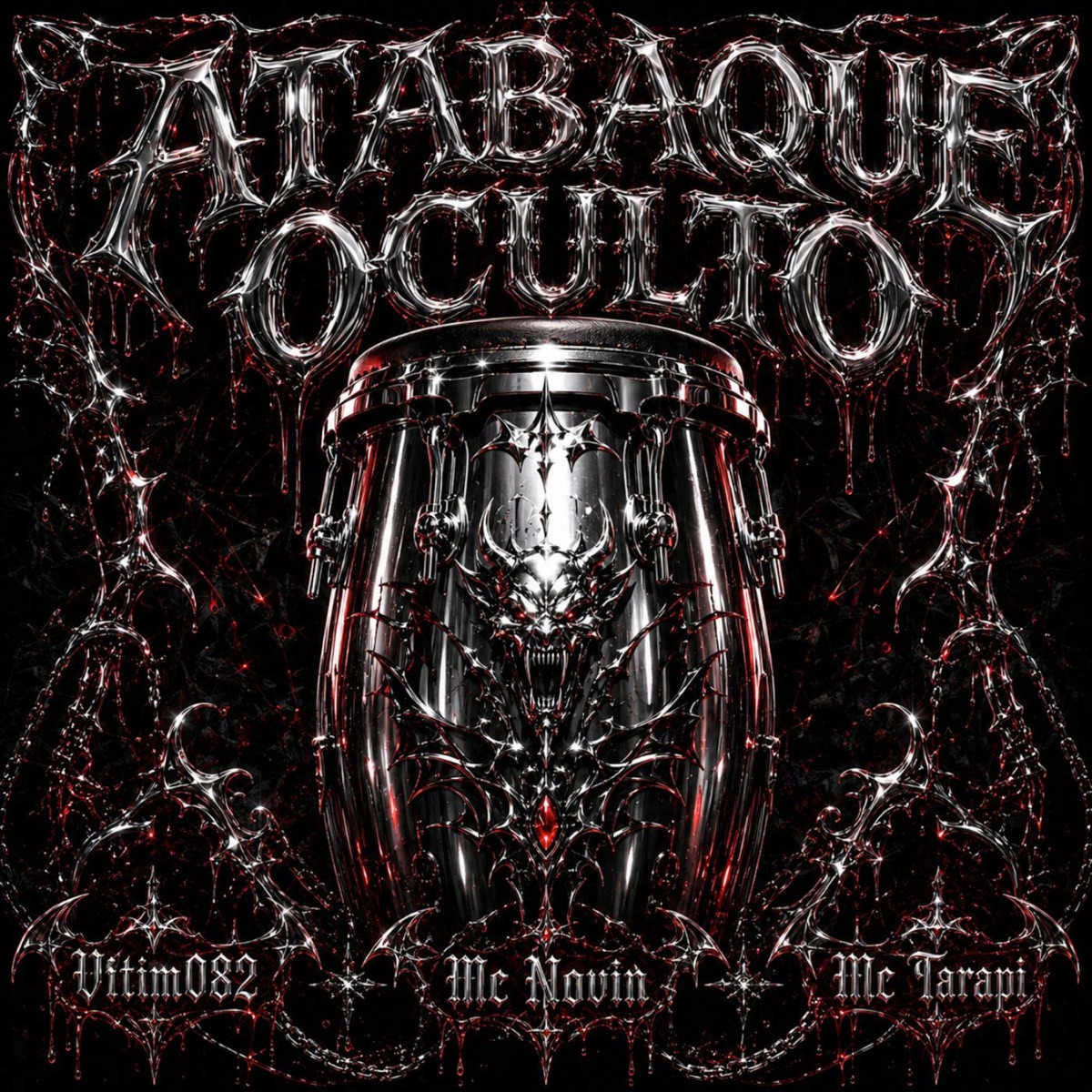 Atabaque Oculto - Single by Vitim082, MC Novin & Mc Tarapi album cover