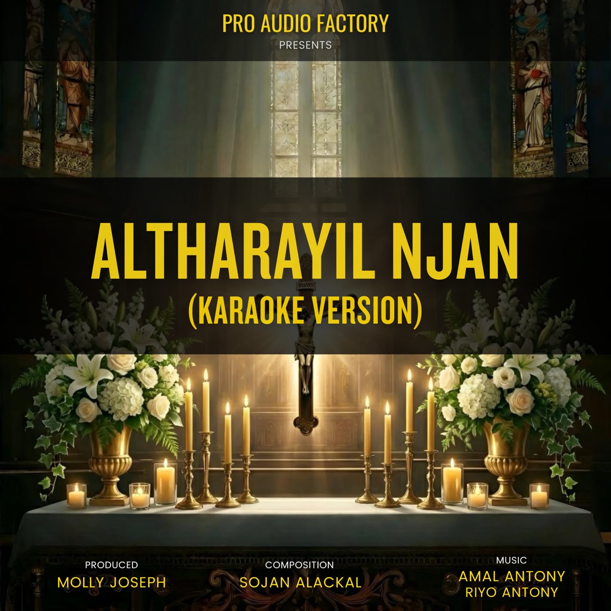 Altharayil Njan (Karaoke Version) - Single by Amal Antony album cover