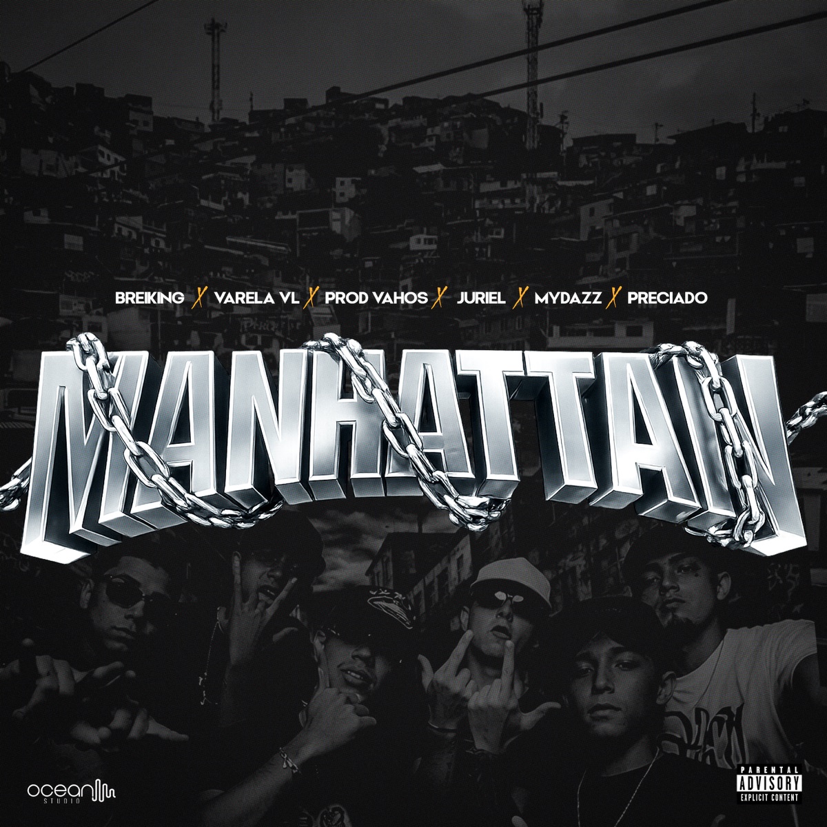 MANHATTAN (feat. Preciado & MYDAZZ & Breiking) - Single by VAHOS, VARELA & Juriel album cover