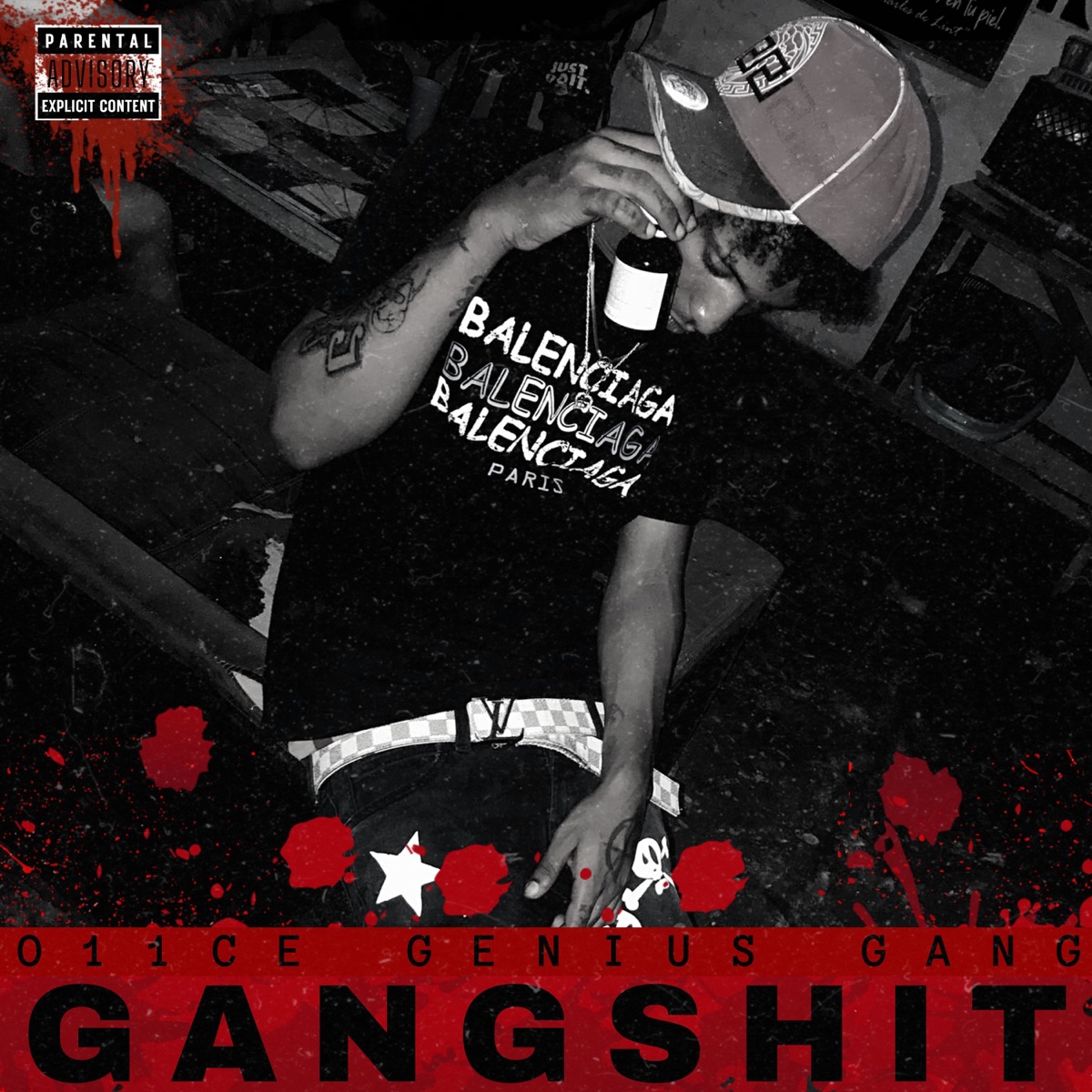 GangShit - Single by O11ce genius gang album cover