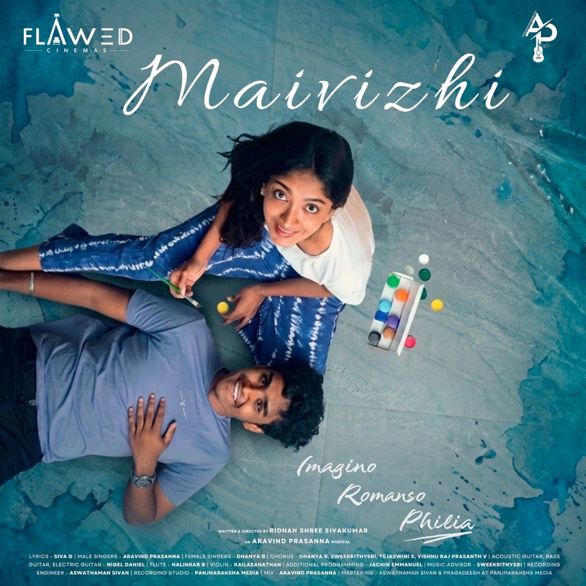 Maivizhi (Imagino Romanso Philia) [feat. Nalinkar B, Siva G, Sweekrithy Sri, Tejaswini S, vinitha manikandan, Vishnu Raj Prasanth, Nigel Danie, Kailasanathan & Aswathaman Sivan] - Single by Aravind Prasanna, Dhanya & Jachin Emmanuel album cover