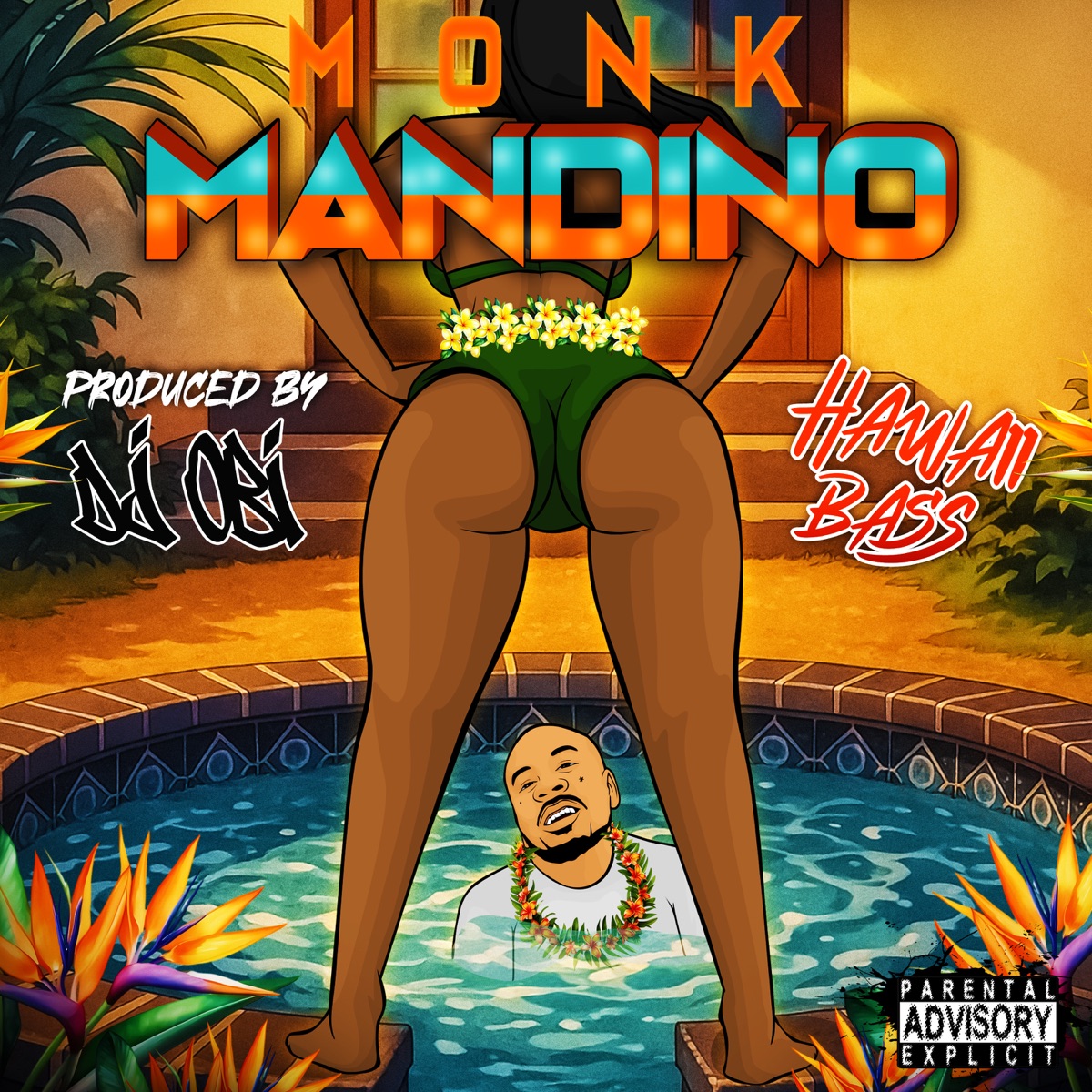 Hawaii Bass by Monk Mandino & DJ Obi album cover