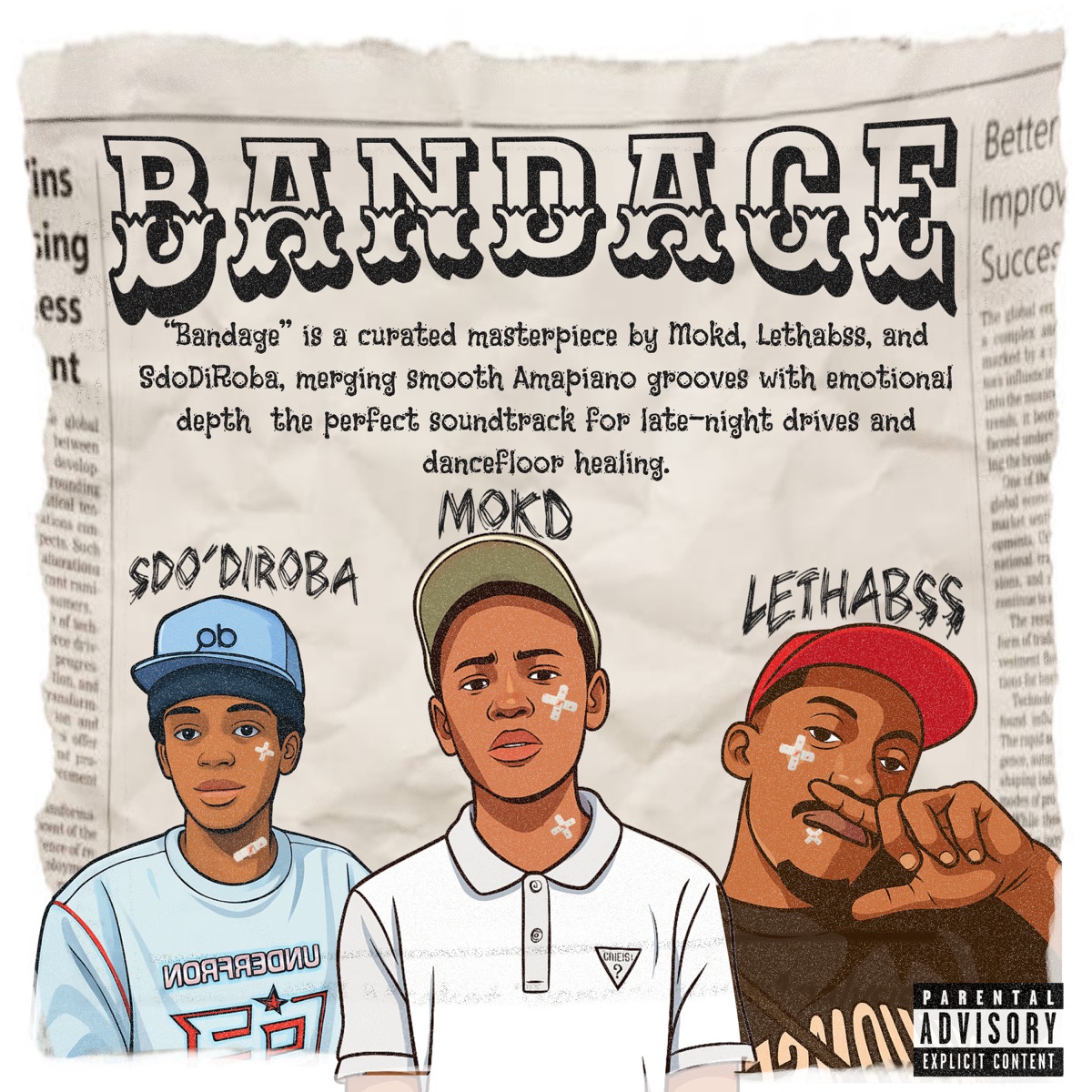 Bandage - Single by Mokd, Lethabss & SdoDiRoba album cover