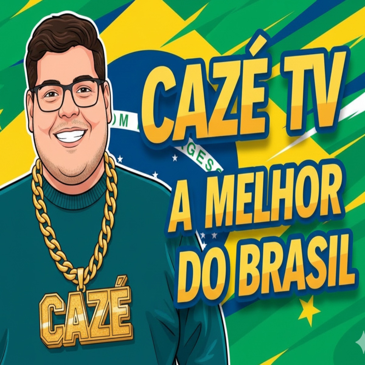 CAZÉ TV A MELHOR DO BRASIL (feat. Audio Original Produtora) - Single by DJ Lucas Oliveira & MC Bocão album cover