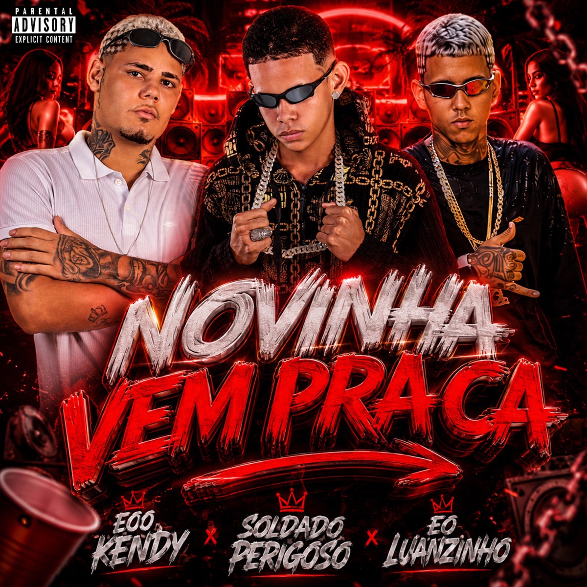Novinha Vem pra Ca - Single by eo luanzinho & Soldado Perigoso album cover