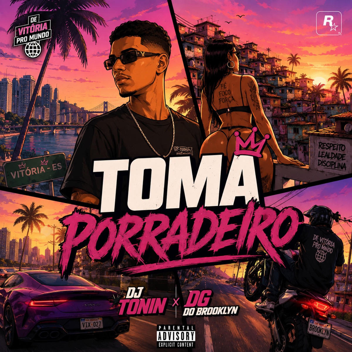 TOMA PORRADEIRO - Single by DJ Tonin & DG DO BROOKLYN album cover