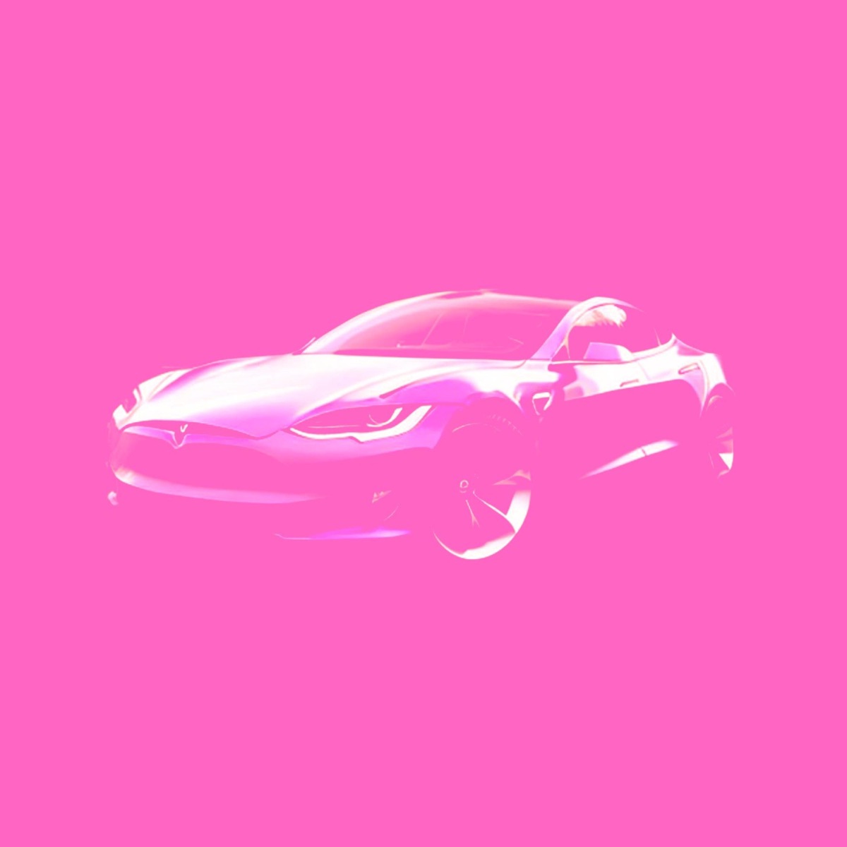 Pink Tesla - Single by Olibrvy album cover