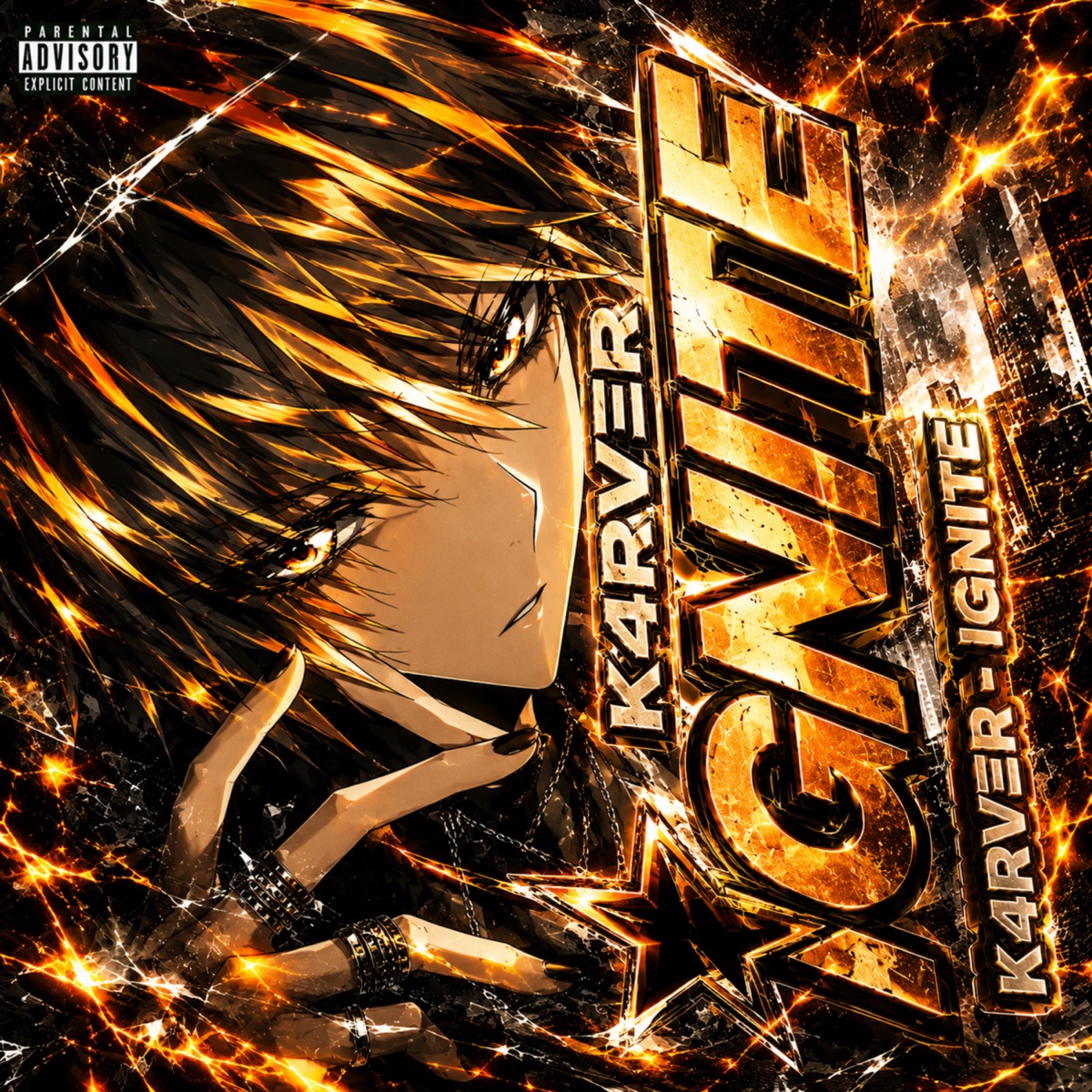 IGNITE - Single by K4RVΞR & USM album cover