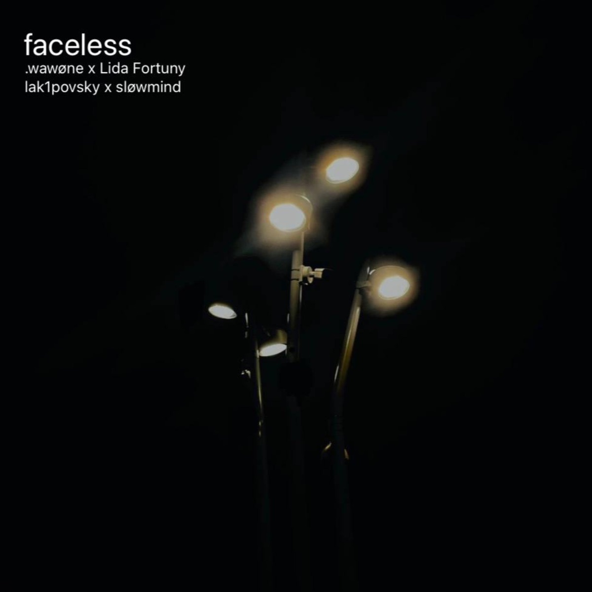 faceless - Single by .wawøne, Lida Fortuny, lak1povsky & sløwmind album cover