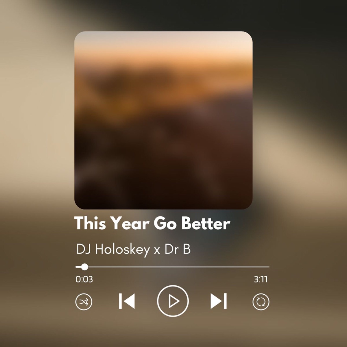 This Year Go Better - Single by DJ HOLOSKEY & Dr B album cover