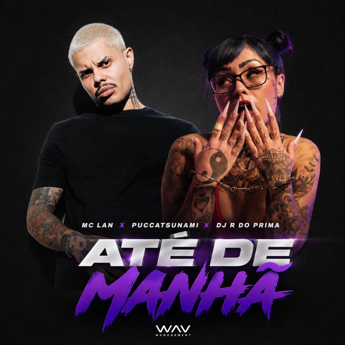 ATÉ DE MANHÃ - Single by MC LAN, Puccatsunami & DJ R DO PRIMA album cover