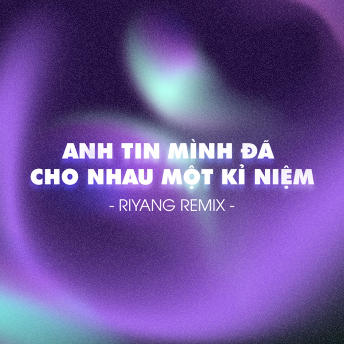 Anh Tin Mình Đã Cho Nhau Một Kỉ Niệm (Riyang Remix) - Single by Diijam Studio album cover