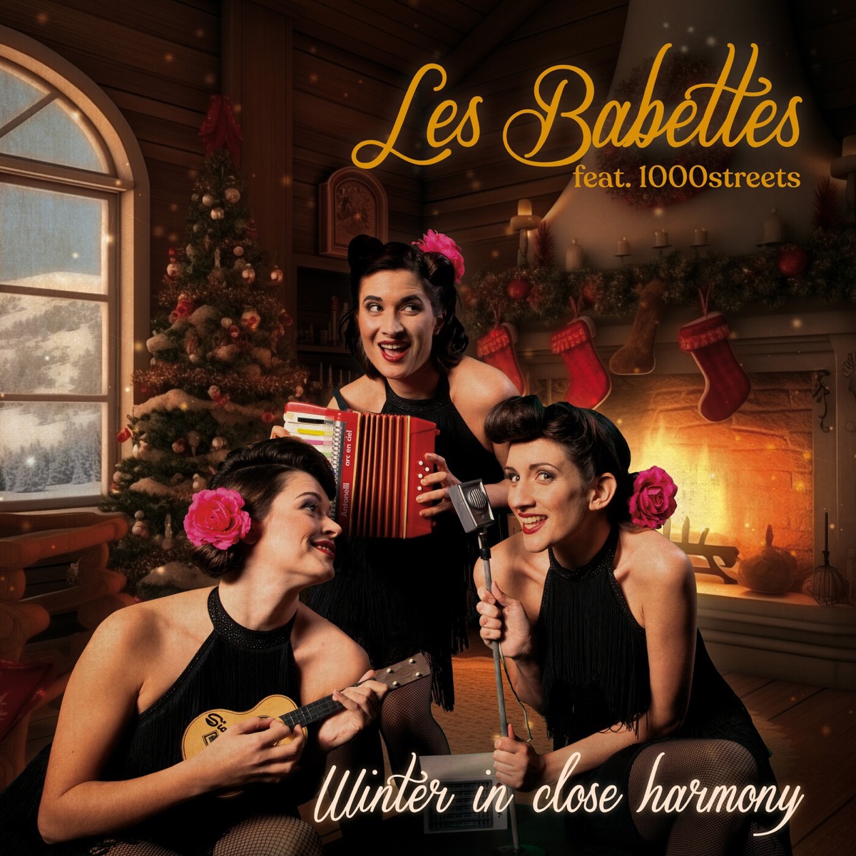 Winter in close harmony by Les Babettes album cover