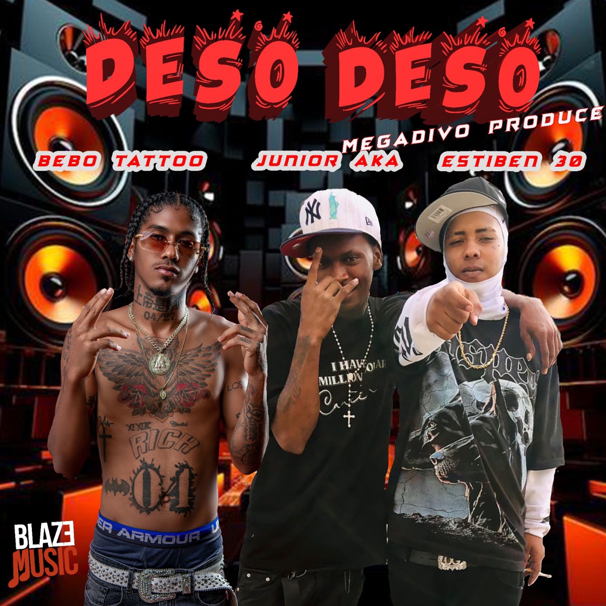 Deso Deso (feat. Junior Aka) - Single by Megadivo Produce, Estiben 30 & Bebo Tattoo album cover