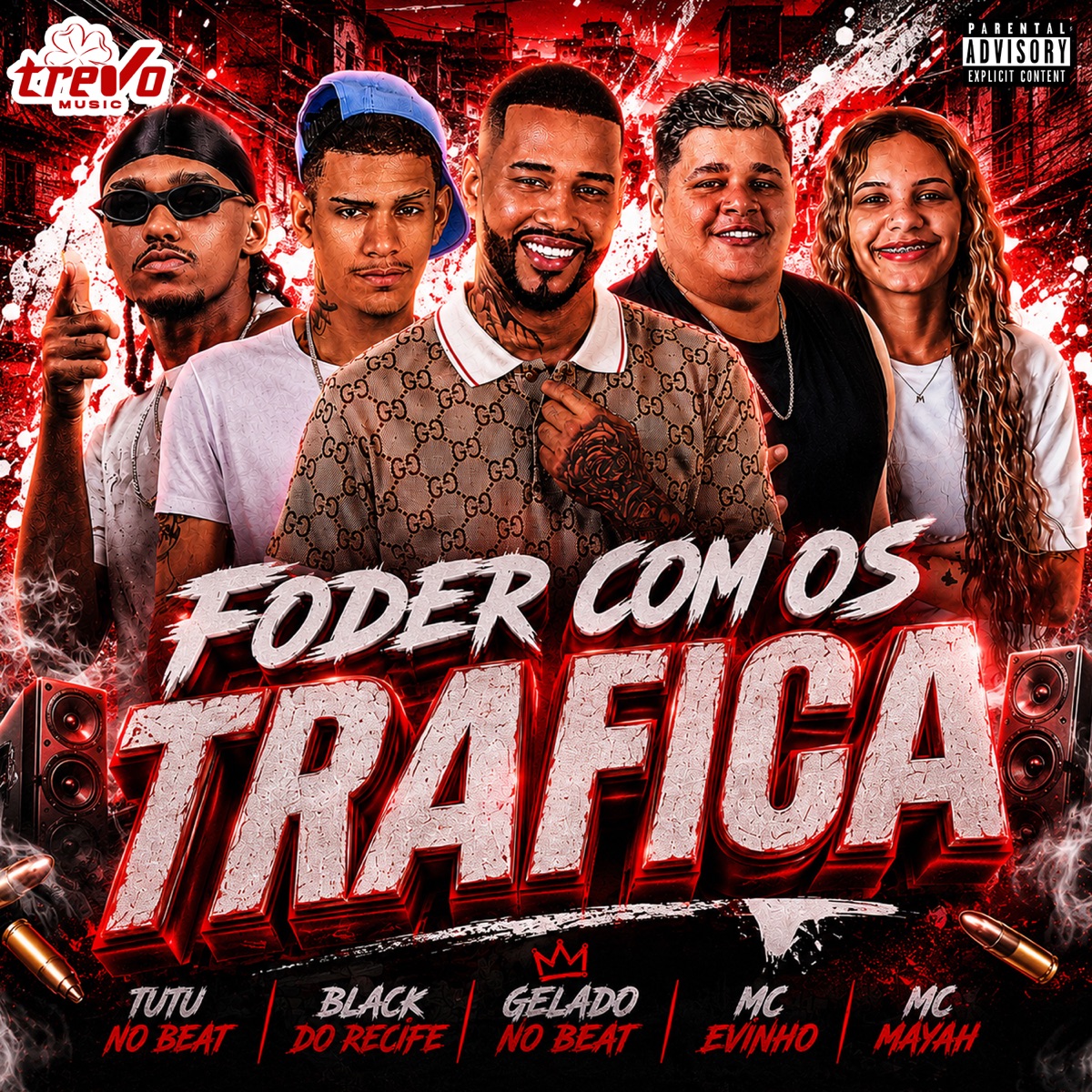 Foder Com os Trafica (feat. MC MAYAH) - Single by MC Evinho album cover