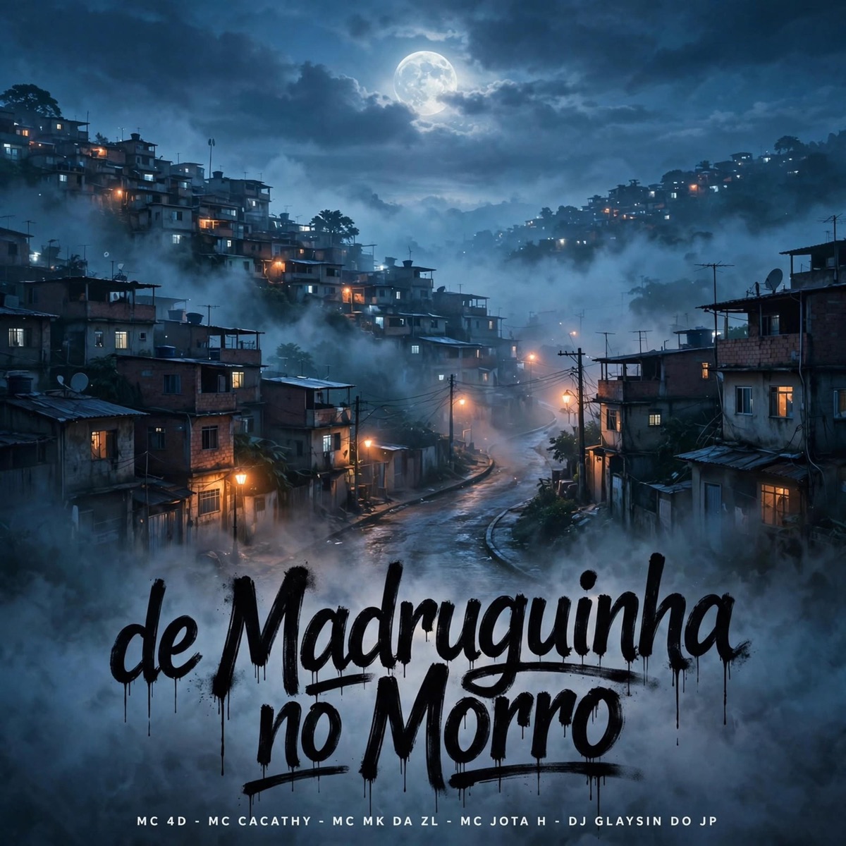 MADRUGUINHA NO MORRO (feat. MC JOTA H) - Single by MC 4D, MC MK DA ZL, MC CACATHY & DJ GLAYSIN DO JP album cover