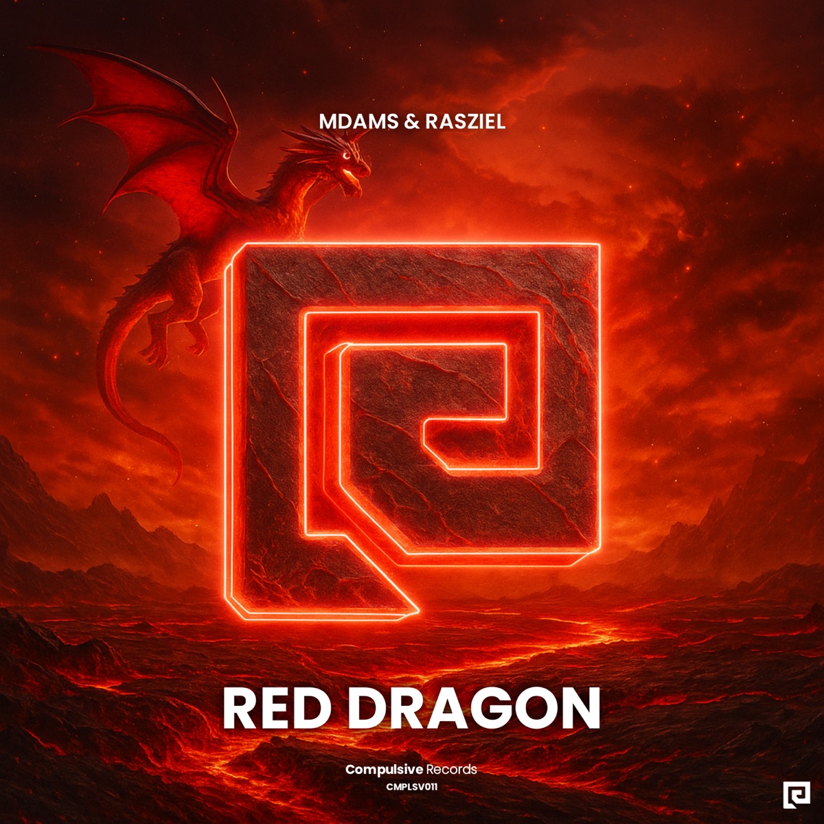 Red Dragon - Single by MDams & Rasziel album cover