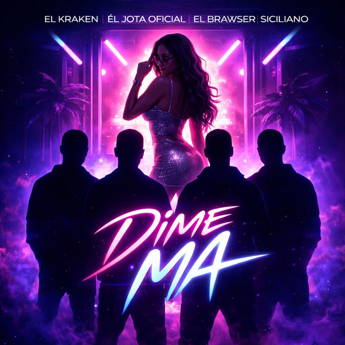 DIME MA (feat. El jota oficial, Siciliano & EL BRAWSER) - Single by EL KRAKEN album cover