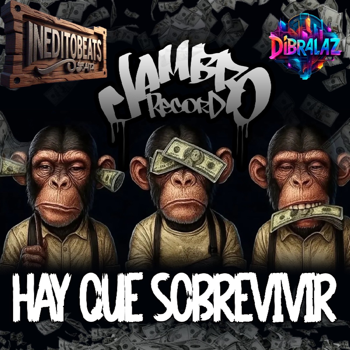 Hay Que Sobrevivir - Single by JAMBRO, dibralaz & Ineditobeats album cover
