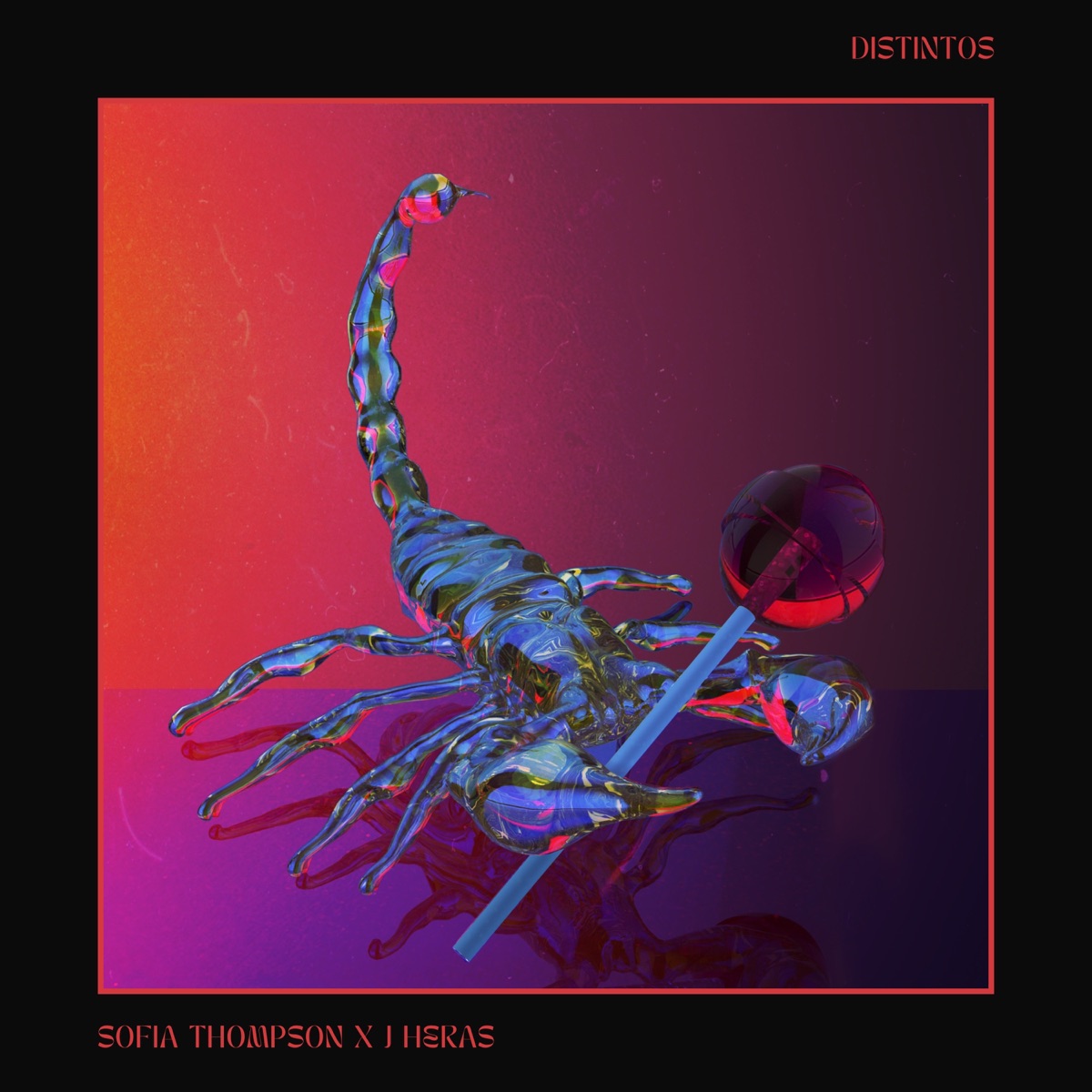 Distintos - Single by Sofia Thompson & J Heras album cover