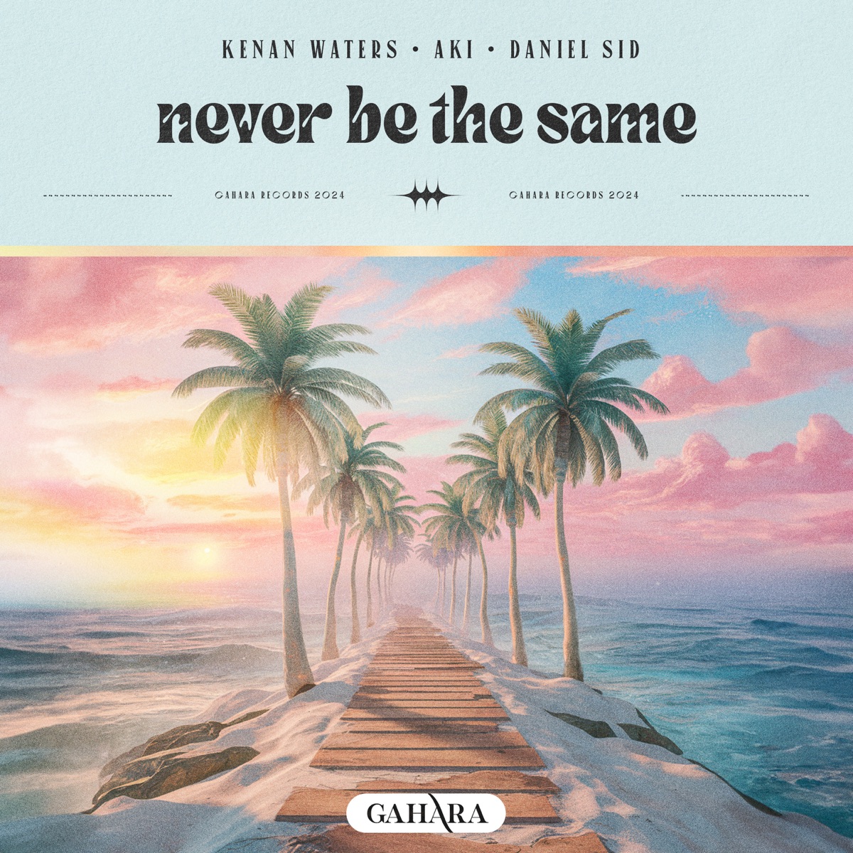 Never Be The Same - Single by Kenan Waters, AKI & Daniel Sid album cover