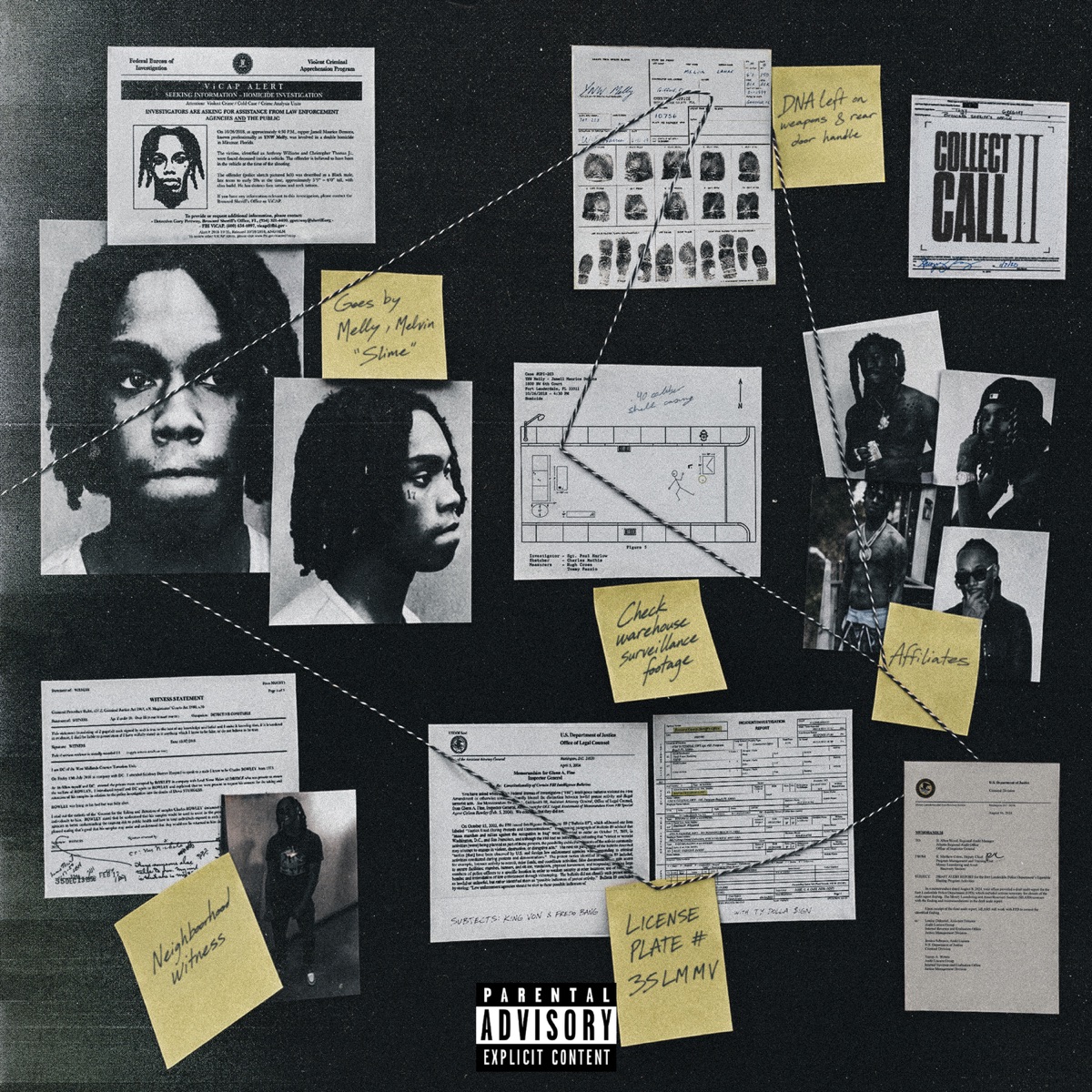 Collect Call II by YNW Melly album cover artwork