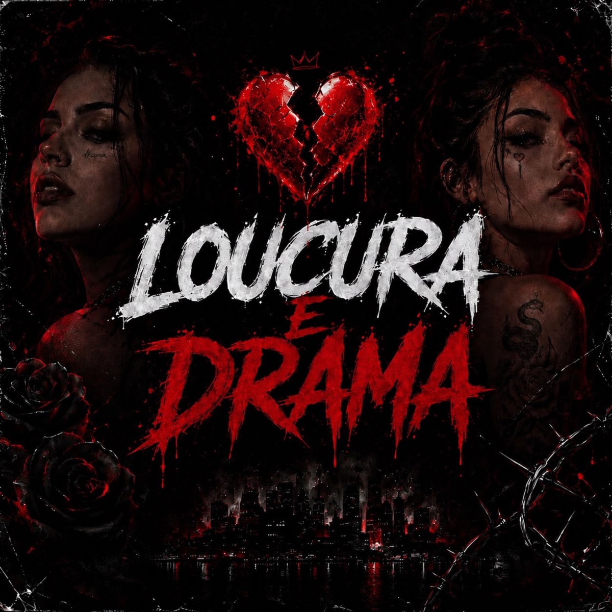 Loucura e drama - Single by Emibe, UMBLN & Lvm1000sic album cover